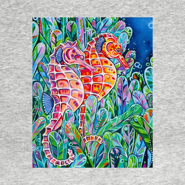 Seahorses by EveiArt